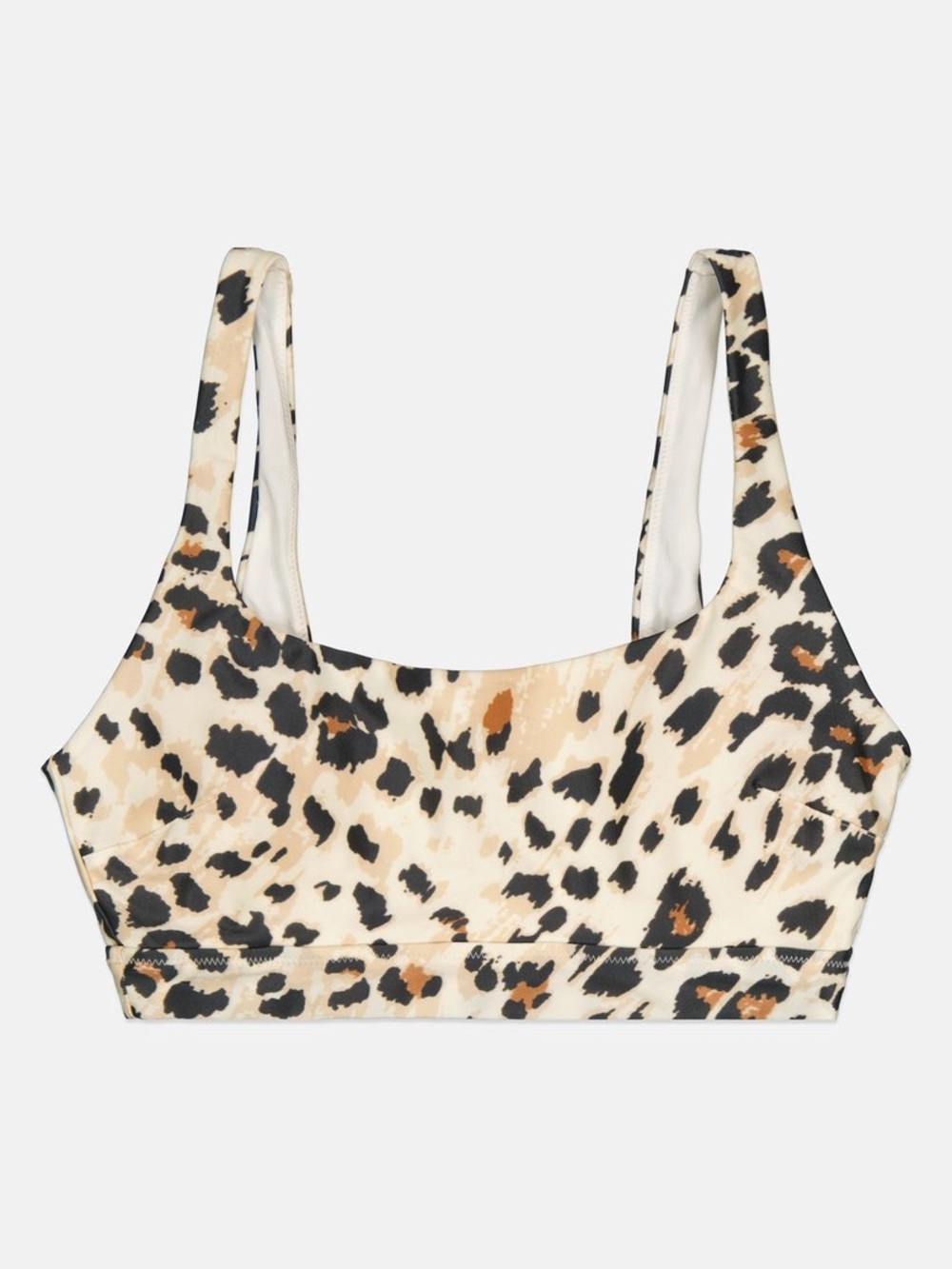 NWT Aerie Bikini Swim Top Leopard Animal Print Size Large